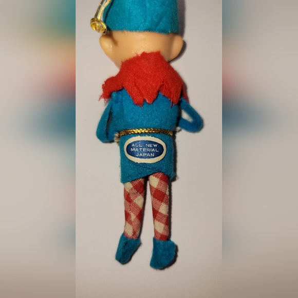 Vintage Christmas Elf Ornament made in Japan - Picture 3 of 6